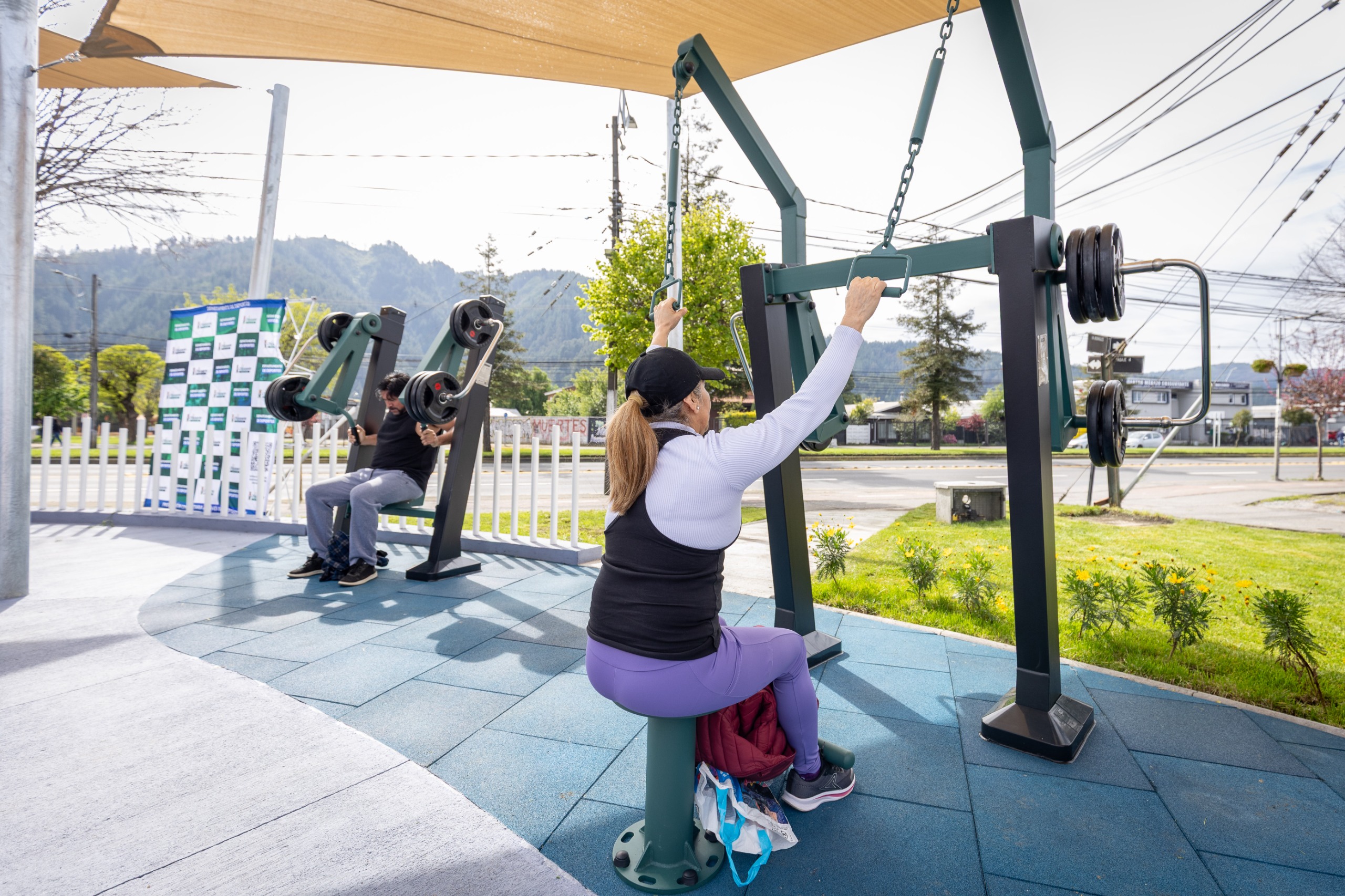Chiguayante inaugura su primer gimnasio al aire libre