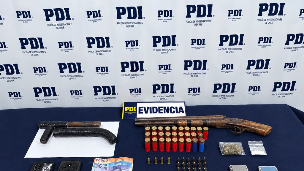 PDI DETIENE A UN HOMBRE TRAS HALLAR ARMAS Y DROGAS EN VIVIENDA RURAL…