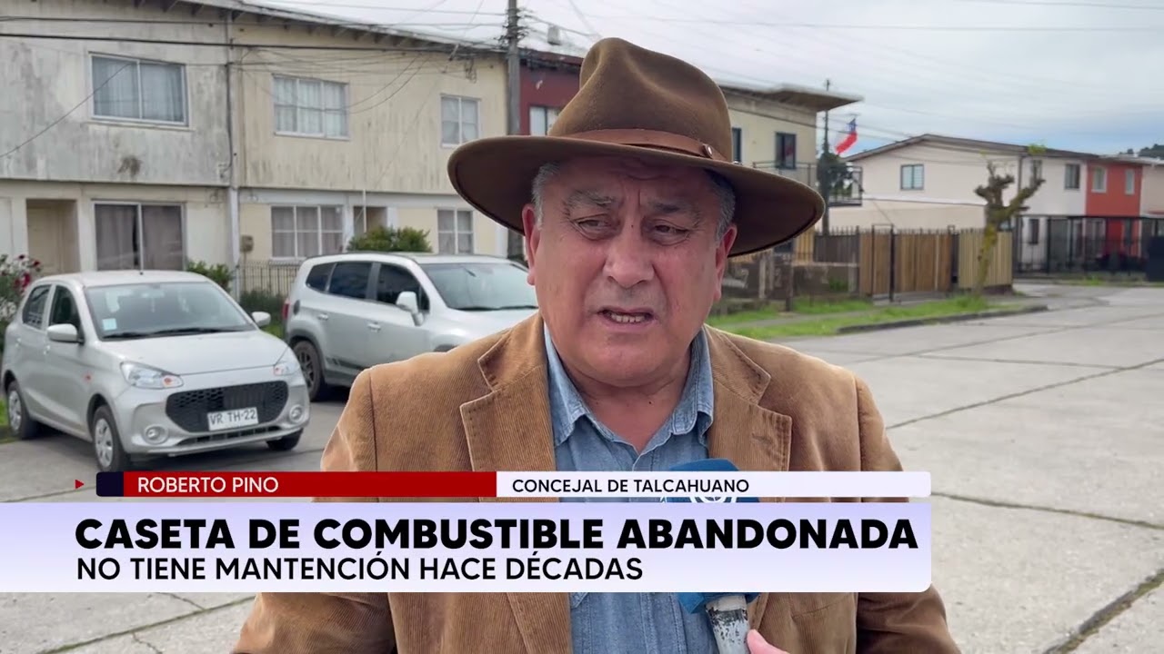Talcahuano: vecinos denuncian caseta de combustible abandonada hace…