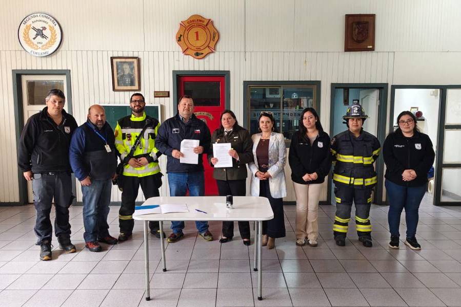 Proyecto de energía solar beneficiará a Bomberos de Coelemu